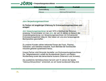 Tablet Screenshot of joern-verpackungsmaschinen.de
